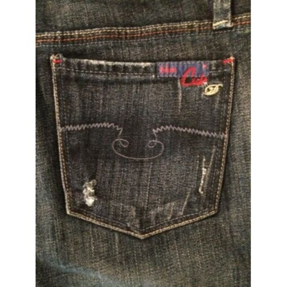 Blue Cult Women's Jeans Boot Cut Distressed Stretch Jeans Size 28 X 33
